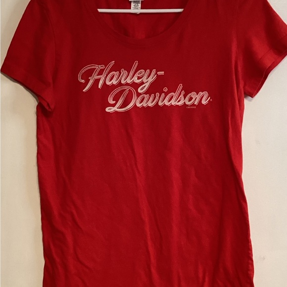 Harley-Davidson Tops - Harley-Davidson Women's Red T-Shirt size medium